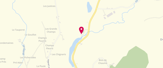 Plan de Piscine municipale, Route de Château-Chinon, 58290 Moulins-Engilbert
