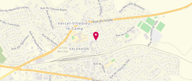 Plan de Piscine intercommunale, 2 Rue de la Piscine, 25800 Valdahon