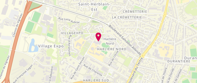 Plan de Piscine municipale Ernest Renan, 1 Rue Saint Servan, 44800 Saint-Herblain
