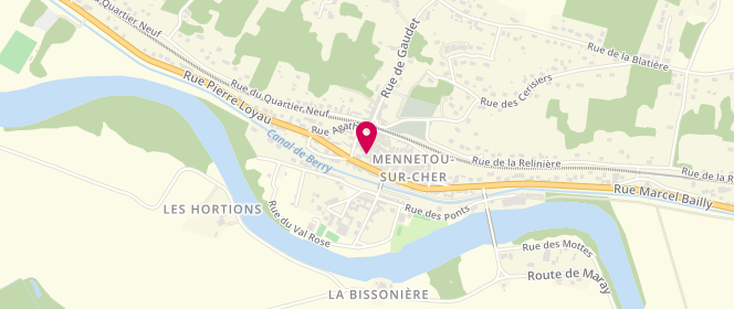 Plan de Piscine municipale, Allée Doulce France, 41320 Mennetou-sur-Cher