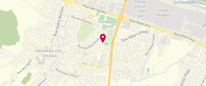 Plan de Piscine municipale, Rue Stade, 70000 Noidans-lès-Vesoul