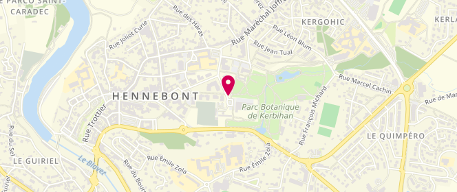 Plan de Piscine municipale de Kerbihan, 11 Avenue Mendes France, 56700 Hennebont