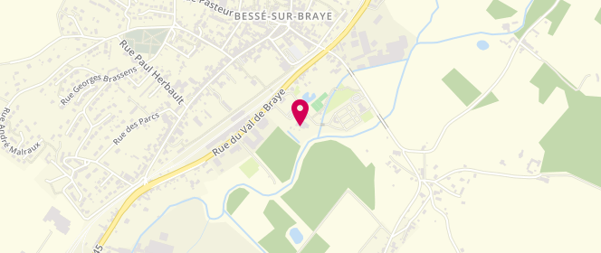 Plan de Piscine - centre aqua-récréatif, Rue Val de Braye, 72310 Bessé-sur-Braye