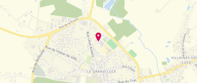 Plan de Piscine municipale, Rue Torchetterie, 72150 Le Grand-Lucé