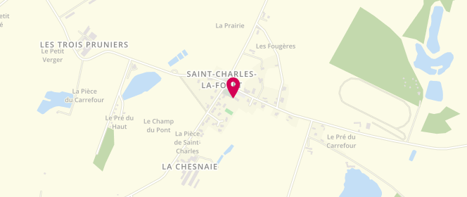 Plan de Piscine municipale, 4 Route du Buret, 53170 Saint-Charles-la-Forêt