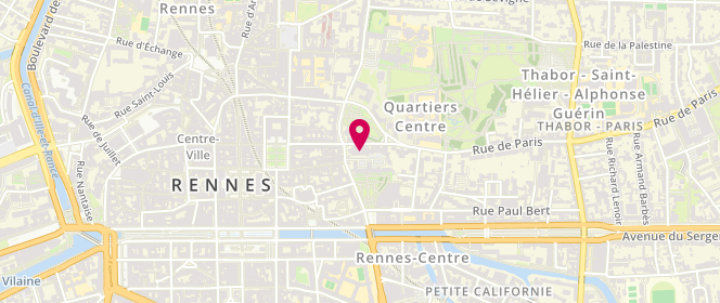 Plan de Piscine municipale Saint-Georges, 2 Rue Gambetta, 35000 Rennes
