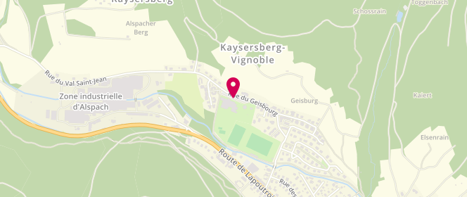 Plan de Piscine Kaysersberg - Espace nautique Arc en ciel, 31 Rue du Geisbourg, 68240 Kaysersberg