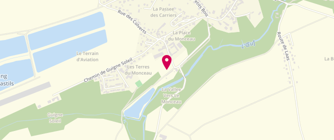 Plan de Piscine municipale, Rue des Sources, 45300 Pithiviers-le-Vieil