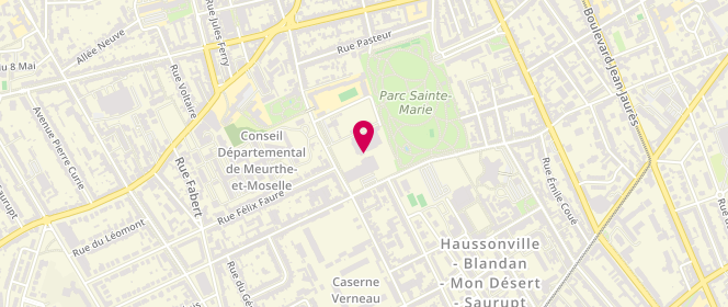 Plan de Piscine olympique Thermal, 41-43 Rue du Sergent Blandan, 54000 Nancy