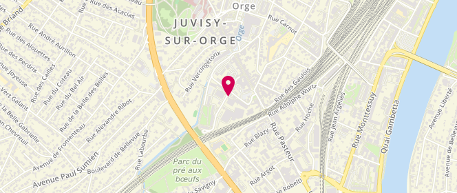 Plan de Piscine municipale Suzanne Berlioux, 17 Rue Jules Ferry, 91260 Juvisy-sur-Orge