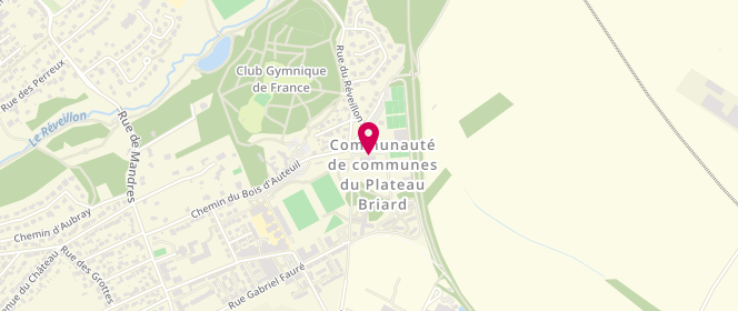 Plan de Stade nautique, 1 Rue du Bois d'Auteuil, 94440 Villecresnes