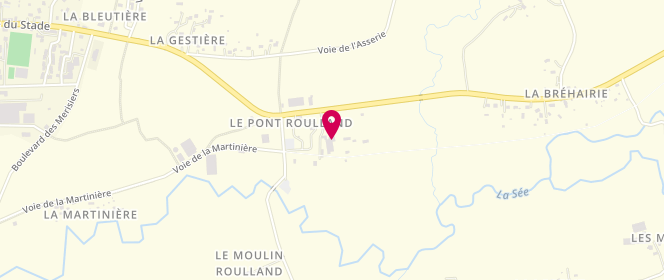 Plan de Piscine intercommunale, Le Pont Roulland, 50370 Brécey