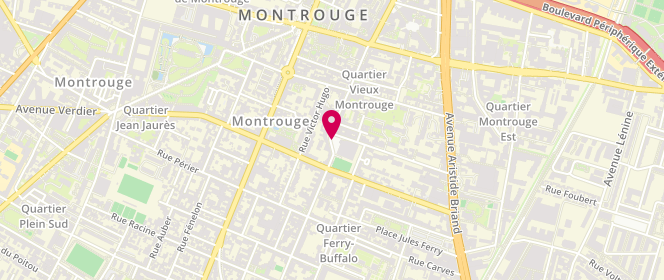 Plan de Piscine municipale Aquapol, 91 Rue Henri Ginoux, 92120 Montrouge
