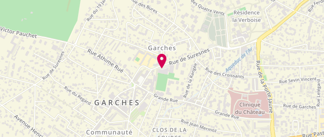 Plan de Piscine municipale, 14 Rue de Suresnes, 92380 Garches