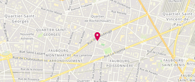 Plan de Piscine Paul Valeyre, 24 Rue de Rochechouart, 75009 Paris