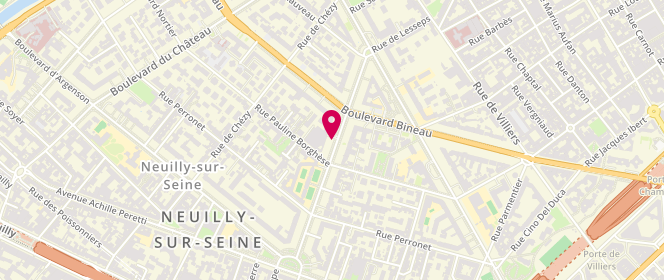 Plan de Centre aquatique, 27-31 Boulevard d'Inkermann, 92200 Neuilly-sur-Seine