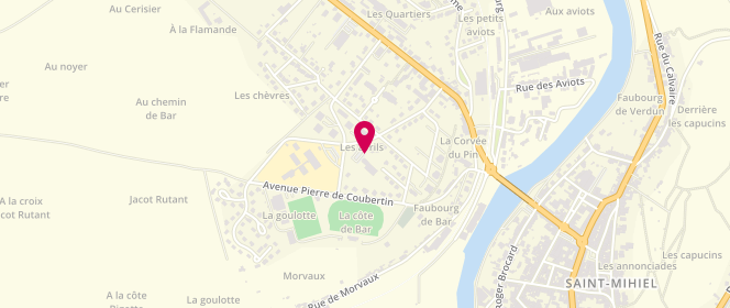 Plan de Piscine intercommunale du Sammiellois, Avenue Charles de Gaulle, 55300 Saint-Mihiel