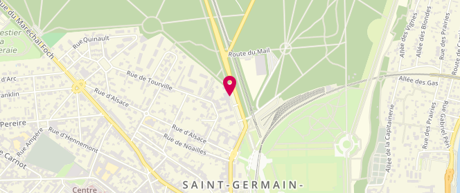 Plan de Piscine intercommunale, Avenue des Loges, 78100 St-Germain-En-Laye