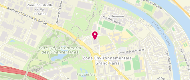 Plan de Piscine municipale, 29 Avenue Georges Pompidou, 92390 Villeneuve-la-Garenne