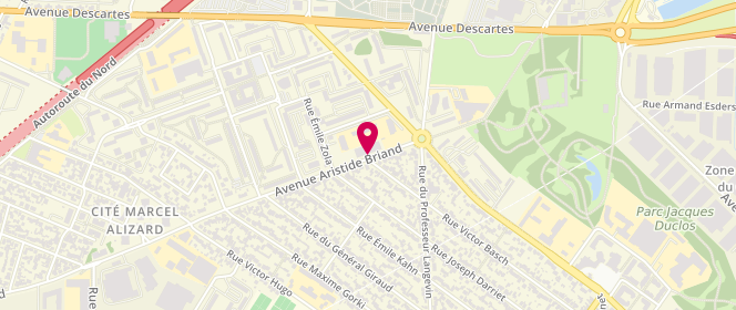 Plan de Piscine municipale du Parc, Avenue Aristide Briand, 93150 Le Blanc-Mesnil