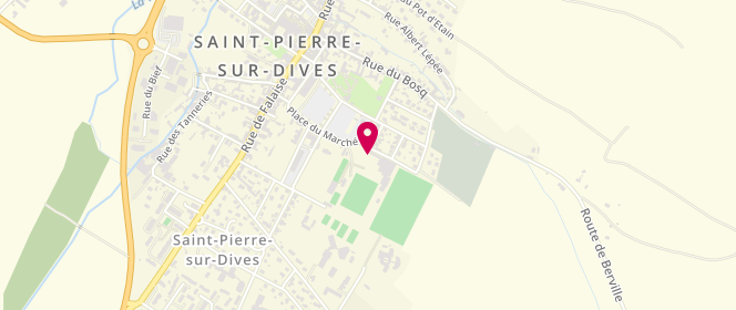 Plan de Piscine municipale, Rue des Sports, 14170 Saint-Pierre-sur-Dives