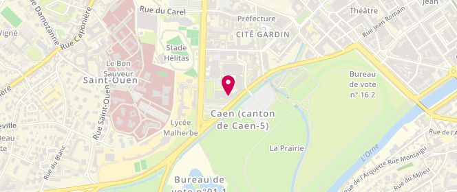 Plan de Stade nautique, 12 Boulevard Yves Guillou, 14000 Caen
