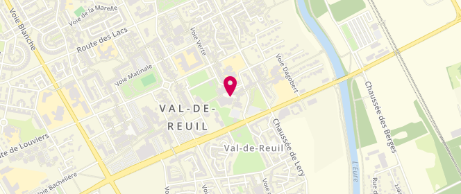Plan de Piscine municipale, Place Aux Jeunes, 27100 Val-de-Reuil