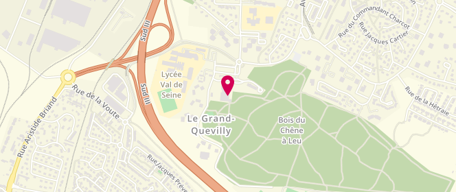 Plan de Piscine municipale, Avenue Georges Braque, 76120 Le Grand-Quevilly
