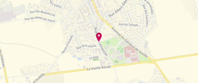 Plan de Centre aquatique l'Effet Bleu, Rue Jules Lemercier, 76430 Saint-Romain-de-Colbosc