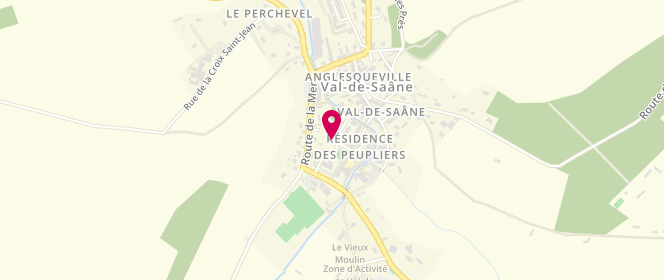 Plan de Piscine municipale des Trois Rivières, Impasse des Peupliers, 76890 Val-de-Saâne