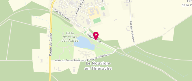Plan de Piscine municipale, Base de Loisirs, 02170 Le Nouvion-en-Thiérache