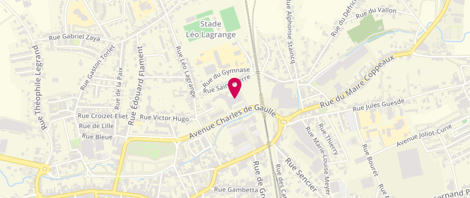 Plan de Piscine municipale, Avenue du Général de Gaulle, 59610 Fourmies
