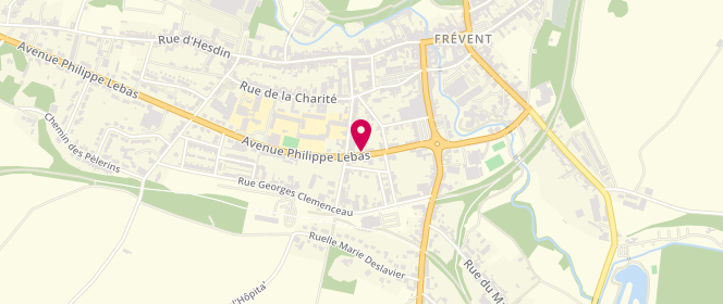 Plan de Piscine municipale, 5 Rue du Marais, 62270 Frévent