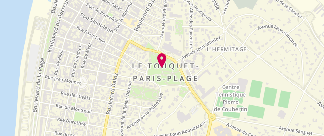 Plan de Piscine des tennis, Rond Point des Sports, 62520 Le Touquet-Paris-Plage